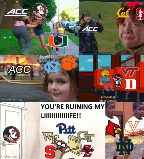 ACC meme | ACC | image tagged in sports,college football,football,memes,fun,hahahaha | made w/ Imgflip meme maker