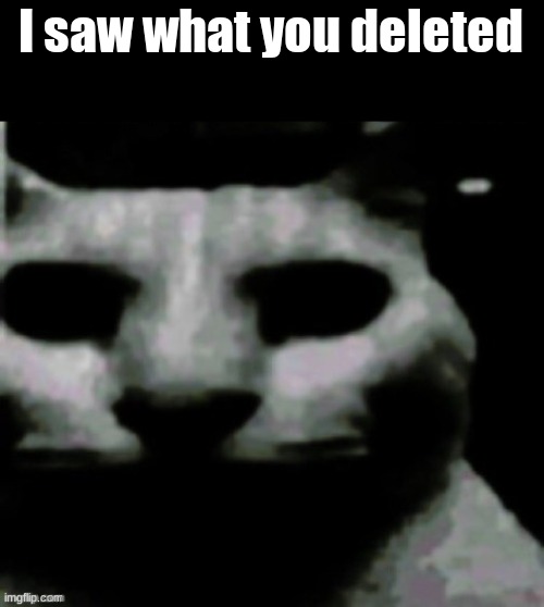 *anger* | I saw what you deleted | image tagged in anger | made w/ Imgflip meme maker