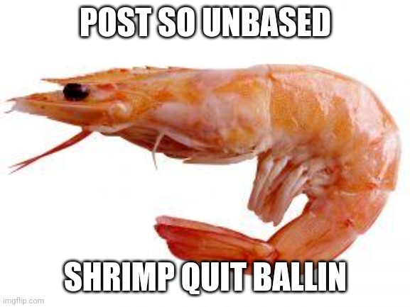 Shrimply | POST SO UNBASED SHRIMP QUIT BALLIN | image tagged in shrimply | made w/ Imgflip meme maker