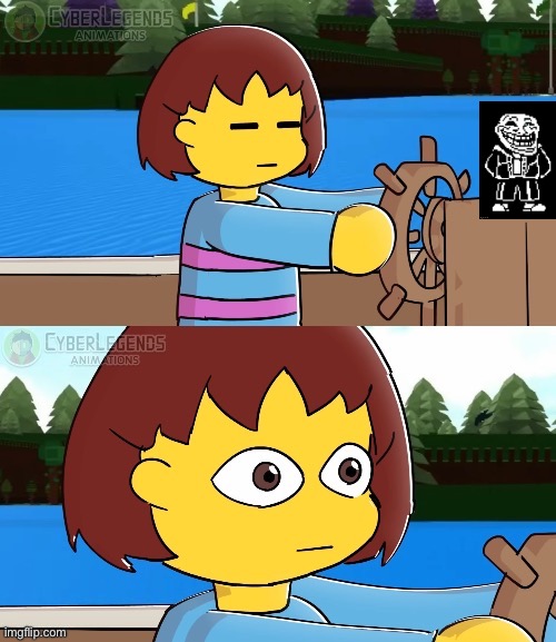 Temp pls use | image tagged in frisk stare | made w/ Imgflip meme maker