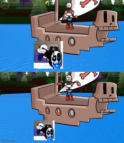 Temp pls use | image tagged in papyrus shocked | made w/ Imgflip meme maker