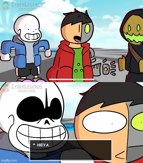 High Quality Sans heya Blank Meme Template