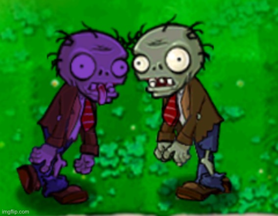 do whatever you want with these guys | image tagged in 2 zombies | made w/ Imgflip meme maker