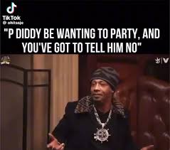 P Diddy Party Tell Him No Kat Williams Blank Meme Template