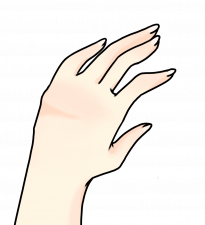 Anime hand Meme Template