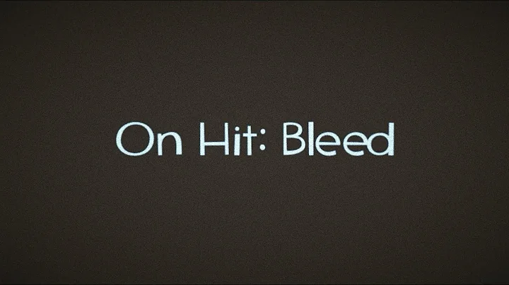 On hit: Bleed Blank Meme Template