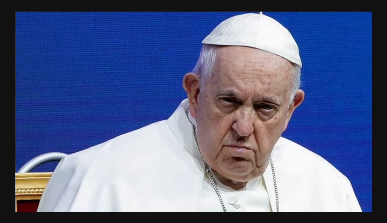 Angry Pope Francis Blank Meme Template