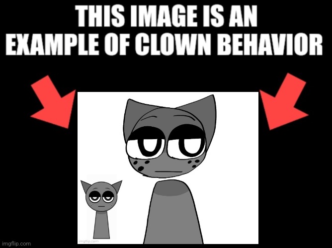 Andika you suck | image tagged in this image is an example of clown behavior dark mode | made w/ Imgflip meme maker