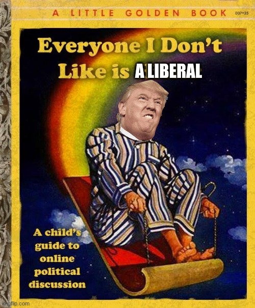 Conservapedia Be Like | A LIBERAL | image tagged in everyone i don't like is hitler book,donald trump,maga,clown,memes,dank memes | made w/ Imgflip meme maker