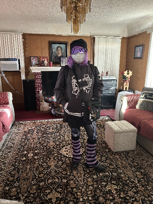 My Uzi costume for Halloween | image tagged in murder drones,halloween,i tried | made w/ Imgflip meme maker