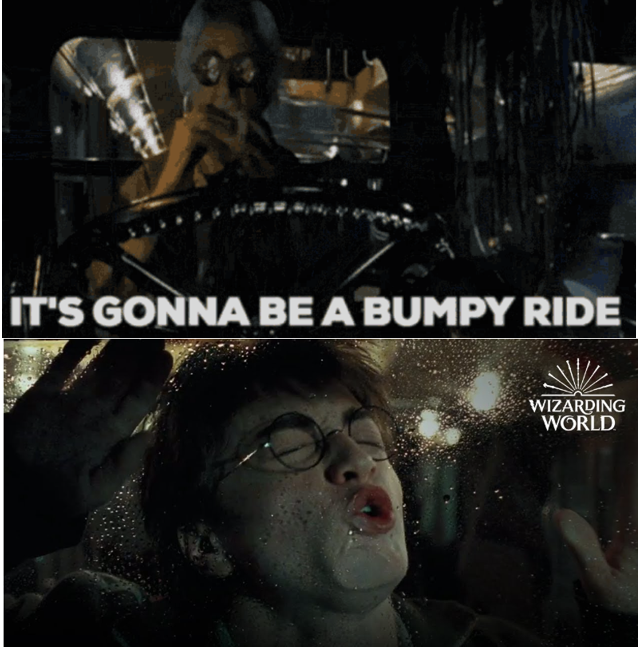 It's going to be a bumpy ride harry potter Blank Meme Template