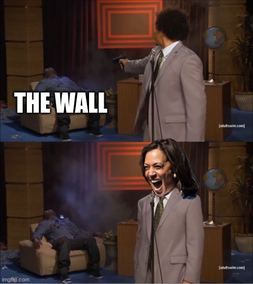 Kamala the Border czar | THE WALL | image tagged in memes,who killed hannibal | made w/ Imgflip meme maker