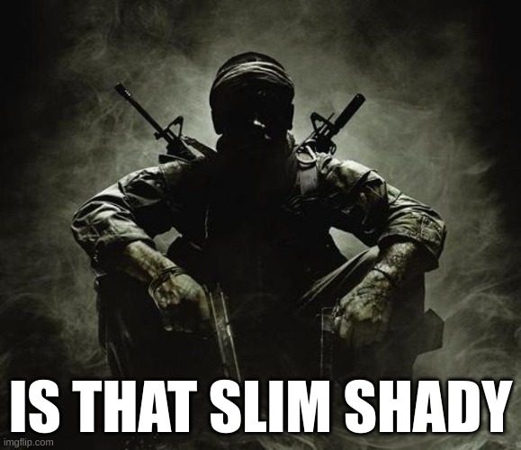 Eminem | IS THAT SLIM SHADY | image tagged in is that x black ops | made w/ Imgflip meme maker