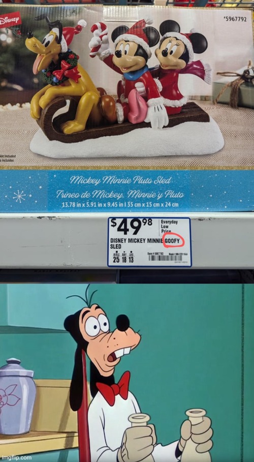 "Goofy" | image tagged in shocked goofy,pluto,goofy,disney,memes,you had one job | made w/ Imgflip meme maker