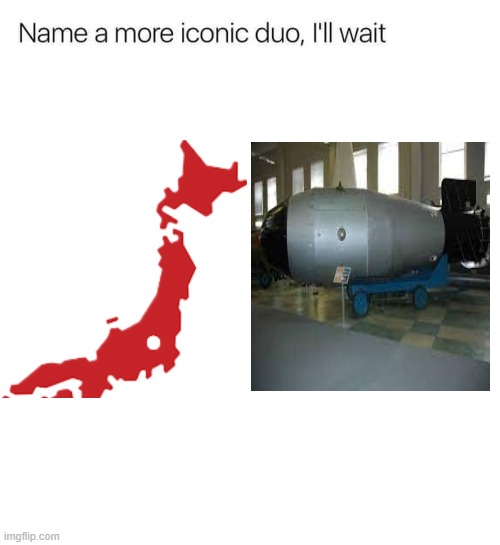 here comes the sun | image tagged in name a more iconic duo i'll wait,atomic bomb | made w/ Imgflip meme maker