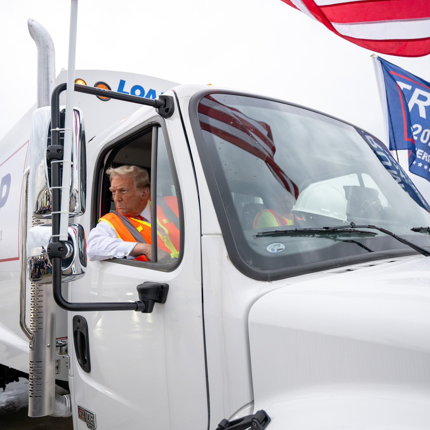 Trump the Garbage Man Blank Meme Template