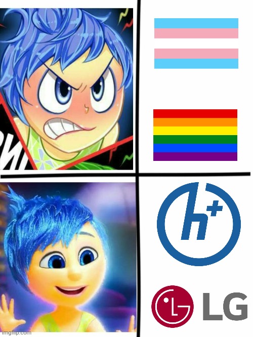 Inside out joy hates cringe and loves technology | image tagged in inside out joy hates and loves meme,lgbt,transgender,lgtv,transhumanism,inside out joy | made w/ Imgflip meme maker