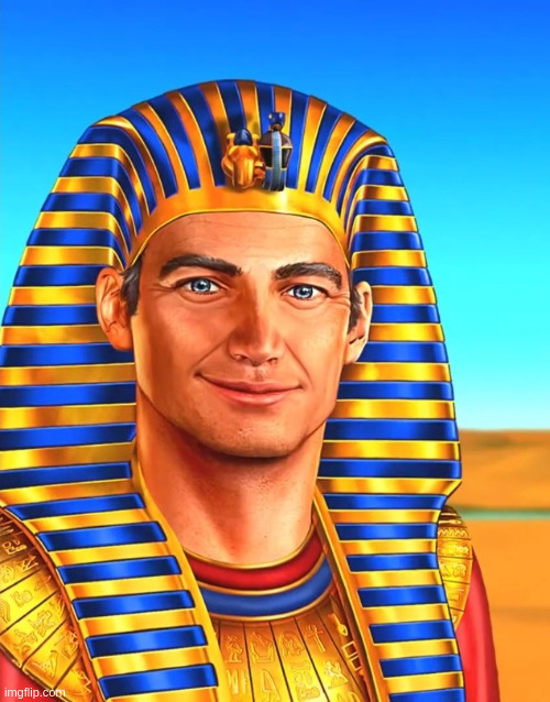 White Pharaoh | image tagged in white pharaoh | made w/ Imgflip meme maker