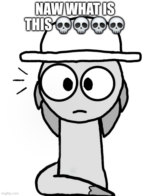 Sprunki Arctic Tunner (Tanerie) | NAW WHAT IS THIS 💀💀💀💀 | image tagged in sprunki arctic tunner tanerie | made w/ Imgflip meme maker