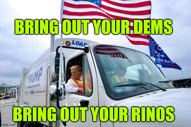 Time to clean it up for good... UniParty politics is destroying America | BRING OUT YOUR DEMS; BRING OUT YOUR RINOS | image tagged in it is a dirty job,trump can do it,clean up the swamp | made w/ Imgflip meme maker