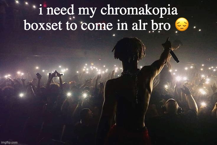 LLJ | i need my chromakopia boxset to come in alr bro 😔 | image tagged in llj | made w/ Imgflip meme maker