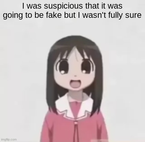 osaka is scary uncropped | I was suspicious that it was going to be fake but I wasn't fully sure | image tagged in osaka is scary uncropped | made w/ Imgflip meme maker
