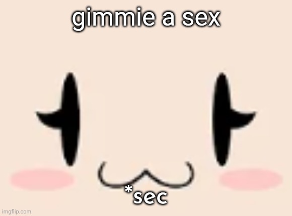 why is bro so :3 | gimmie a sex; *sec | image tagged in why is bro so 3 | made w/ Imgflip meme maker