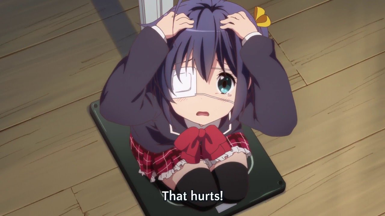 Rikka that hurts Blank Meme Template