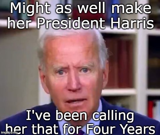 Might as well make her President Harris I've been calling her that for Four Years | made w/ Imgflip meme maker