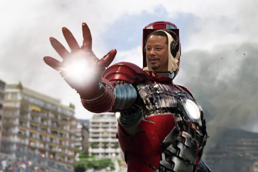 terrence howard iron man Blank Meme Template