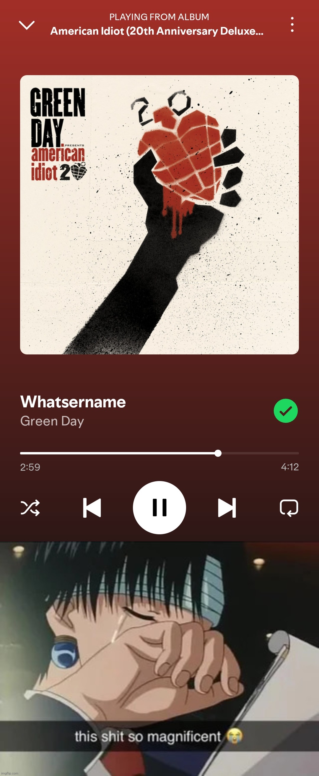 i will NOT stop glazing this band | image tagged in this shit so magnificent | made w/ Imgflip meme maker