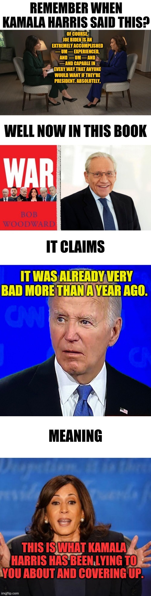 You Knew It Would Come Out SOONER Or Later | image tagged in memes,vice president,cover up,the truth,president_joe_biden,health | made w/ Imgflip meme maker