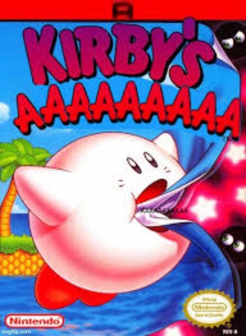 Kirbys AAAAAAAA | image tagged in kirby | made w/ Imgflip meme maker