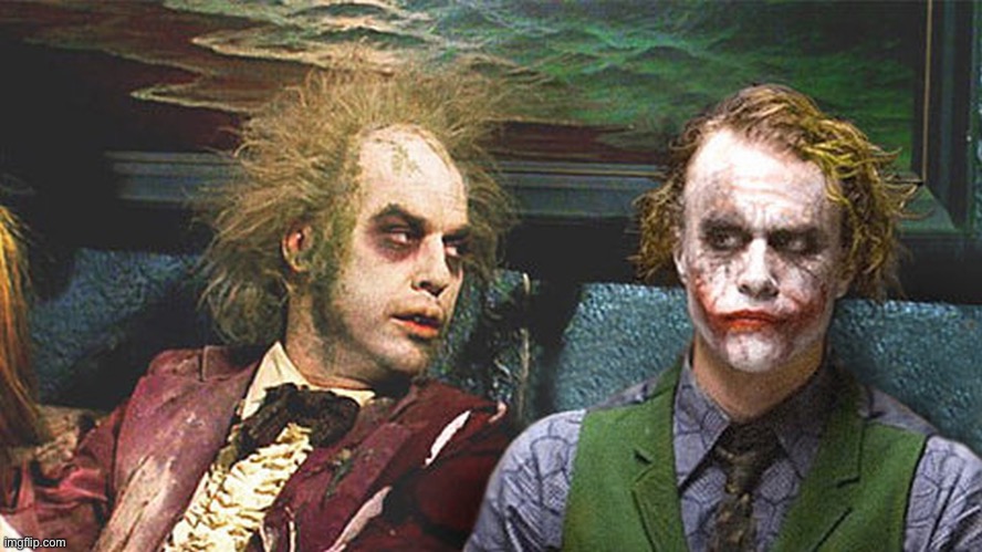 Beatlejuice Joker | image tagged in beatlejuice joker | made w/ Imgflip meme maker