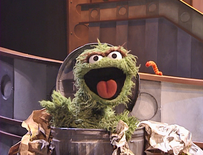 Oscar the Grouch Blank Meme Template