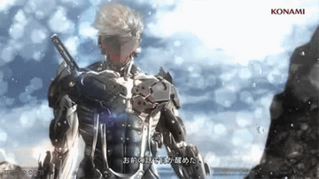 Raiden getting out of the water | image tagged in gifs | made w/ Imgflip video-to-gif maker
