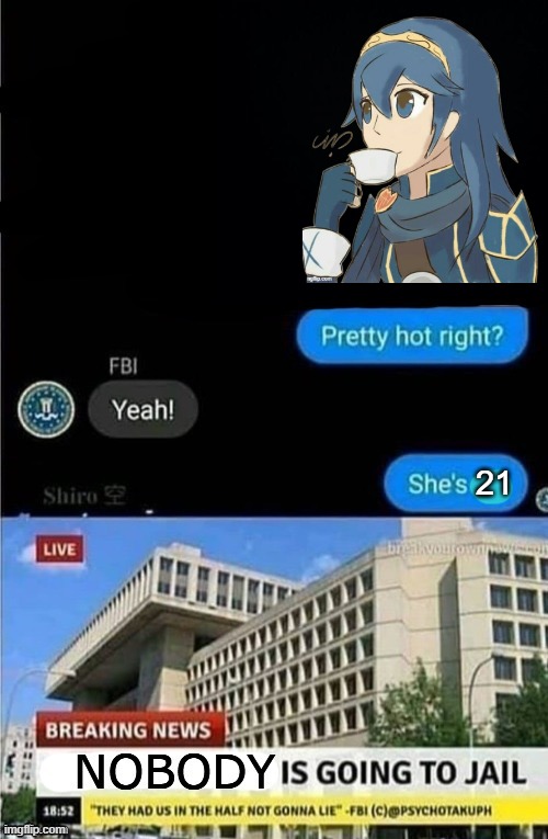 nobody is going to jail | 21 | image tagged in nobody is going to jail | made w/ Imgflip meme maker