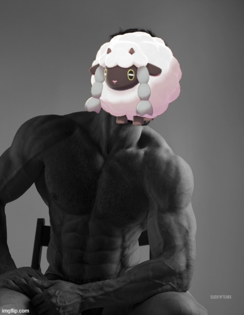 giga wooloo | image tagged in giga chad | made w/ Imgflip meme maker