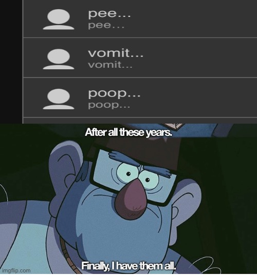 Finally I have them all | image tagged in finally i have them all | made w/ Imgflip meme maker