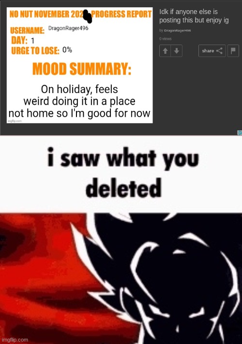 i saw what you deleted | image tagged in i saw what you deleted | made w/ Imgflip meme maker