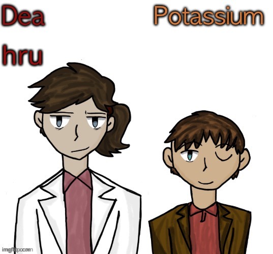 Dea and Potassium shared temp | hru | image tagged in dea and potassium shared temp | made w/ Imgflip meme maker
