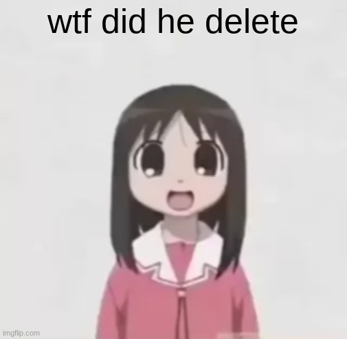 osaka is scary uncropped | wtf did he delete | image tagged in osaka is scary uncropped | made w/ Imgflip meme maker