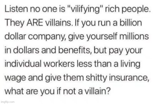 Understand | image tagged in rich people,villains | made w/ Imgflip meme maker