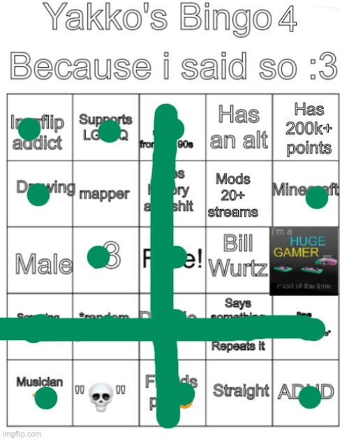 :3 | image tagged in yakko's bingo v4 | made w/ Imgflip meme maker