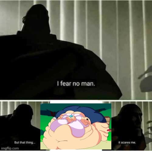 STOP SKYVERSE BODY INFLATION PLS | image tagged in i fear no man | made w/ Imgflip meme maker