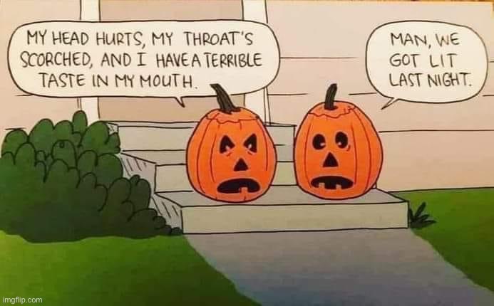 Halloween was it | image tagged in halloween,pumpkin | made w/ Imgflip meme maker