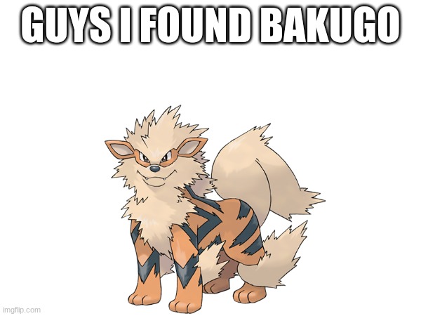 GUYS I FOUND BAKUGO | made w/ Imgflip meme maker