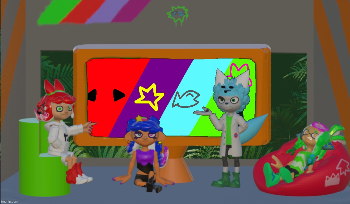 Should I draw splatza, galaxopod, carson or mint? | image tagged in fishfight news | made w/ Imgflip meme maker