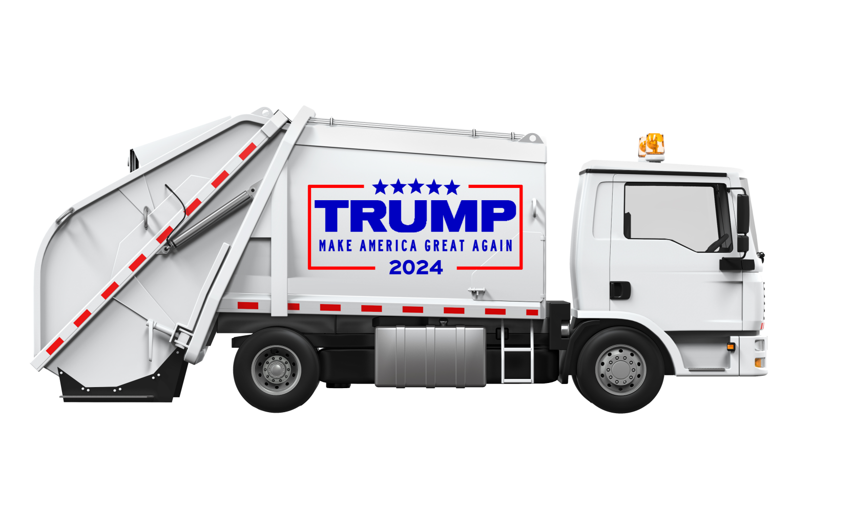 TRUMP TRUCK RIGHT Blank Meme Template