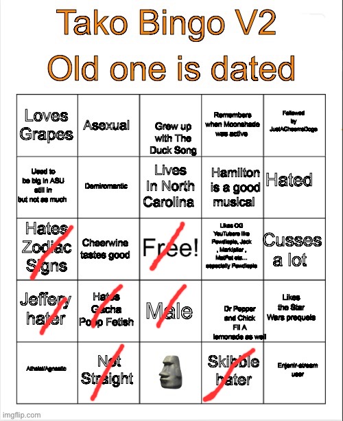 ts so ass | image tagged in tako bingo v2 | made w/ Imgflip meme maker